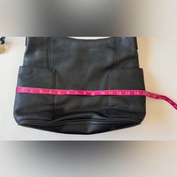 MICHAEL Michael Kors Black Pebbled Leather Satchel Hobo Bag  Used-Missing Straps - Picture 13 of 16